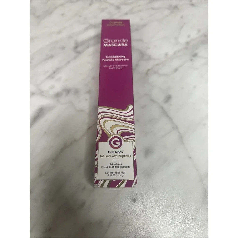 Grandelash Grande Mascara Conditioning Peptide RICH‎ BLACK .20 oz FULL SIZE